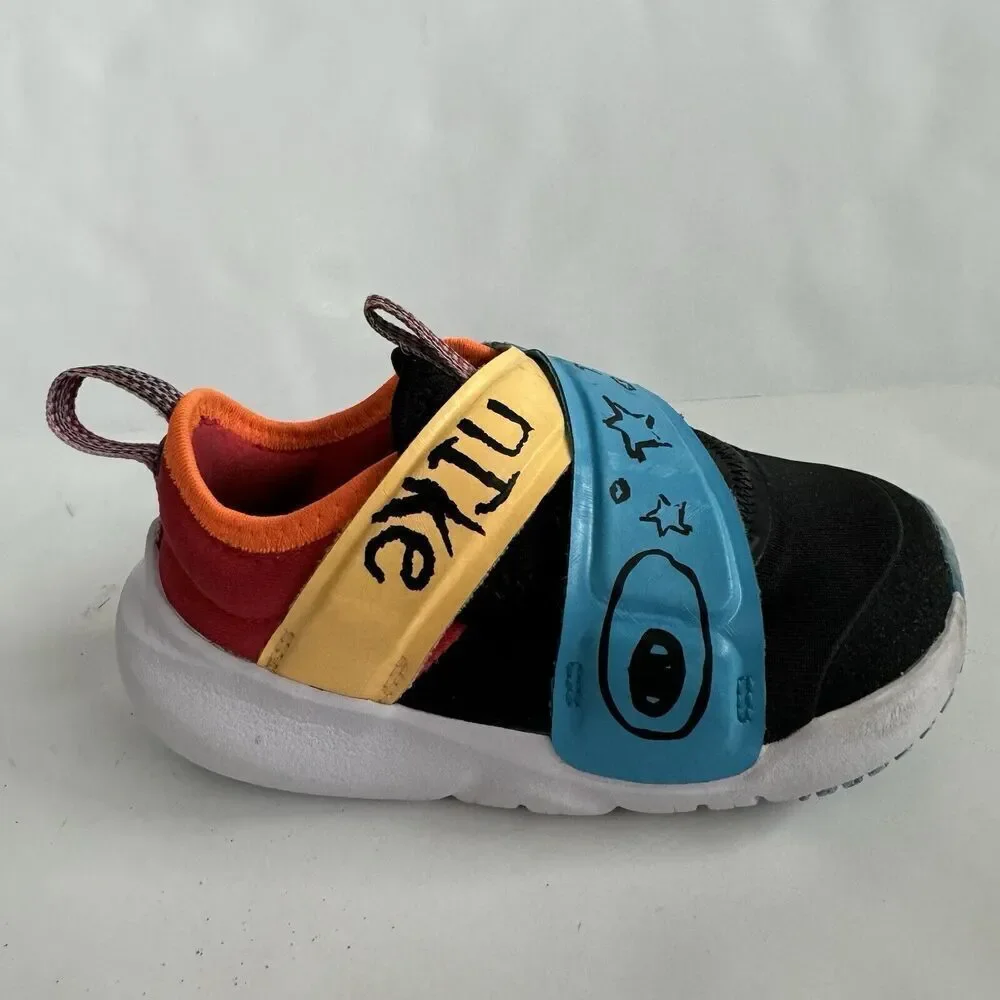 Nike Flex Advance Kids SE TD Doodles Flyease Sz 6c Toddler DZ2801-001